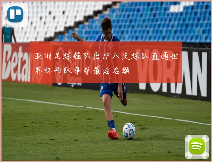 亚洲足球强队出炉八支球队直通世界杯两队争夺最后名额