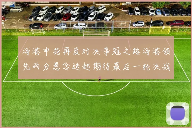 海港申花再度对决争冠之路海港领先两分悬念迭起期待最后一轮决战